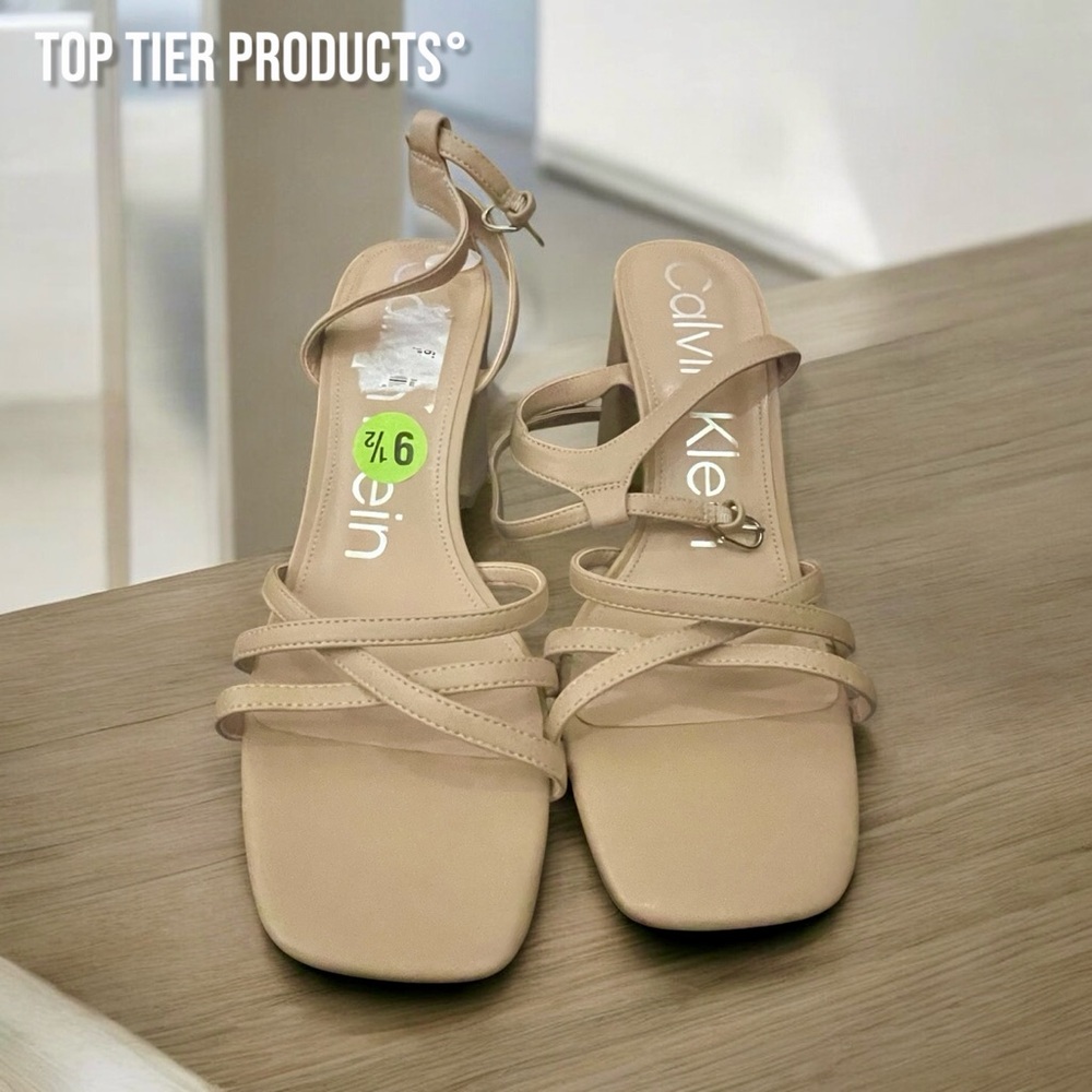 Calvin Klein Women's Tan Heels